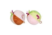 Babylegetøj - Goki Soft Ball with a Bubble Pink Green - 65300