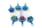 Kreativt Legetøj - Colorations - Paint Rollers with Pattern Set of 6 - CHFUNROL