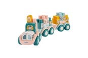 Babylegetøj - Abrick Animal Train with Building Blocks 51 pcs. - 7918
