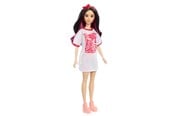 Dukker & Tilbehør - Barbie Fashionistas Red Mess Dress - White Red - HRH12