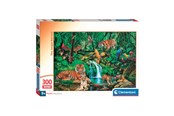 Puslespil - Clementoni Jigsaw Puzzle Super Color The Jungle Retreat 300pcs. Floor - 21721