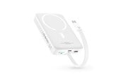 Powerbank - Baseus Magnetic Mini 10000mAh 20W MagSafe (White) Powerbank - Hvid - 10000 mAh - P1002210B223-00