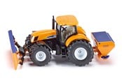 Legetøjsbil - SIKU 1:50 Traktor m Plov og Saltspreder - 319-2940