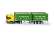 Legetøjsbil - SIKU 1:50 Lastbil med Containere - 313-3921