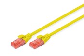 Netværkskabel - DIGITUS CAT 6 U-UTP Patch Cord - 3m - Gul - 3m - DK-1617-030/Y