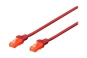 Netværkskabel - DIGITUS Professional patch cable - 10 m - red - Rød - 10m - DK-1617-100/R