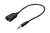 Audio kabel - Nedis audio splitter - 20 cm - CAGB22100BK02