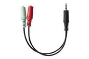 Audio kabel - Nedis audio splitter - 20 cm - CAGB22150BK02