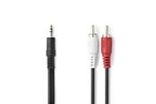 Audio kabel - Nedis CAGL22200BK20 audio cable - CAGL22200BK20