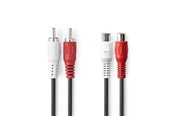 Audio kabel - Nedis CAGL24205BK100 audio cable - CAGL24205BK100