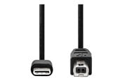USB kabel - Nedis - USB-C cable - 24 pin USB-C to USB Type B - 2 m - CCGB60650BK20