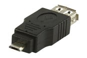USB kabel - Nedis - USB adapter - Micro-USB Type B to USB - CCGB60901BK