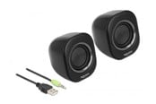 Højttalere - PC - DeLOCK Mini Stereo PC Speaker - Sort - 27002