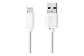 USB kabel - Nedis CCGL39300WT20 lightning cable - CCGL39300WT20
