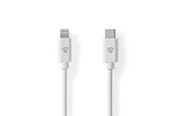 USB kabel - Nedis CCGL39650WT20 lightning cable - CCGL39650WT20