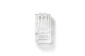 Kabler - diverse - Nedis RJ45 Connector | RJ45 Pass Through | Stranded UTP CAT5 - CCGB89331TP