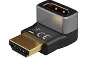 Skærmkabel - Pro Plus - HDMI - Angled Adapter 90° Vertical - Black - 4040849720093