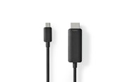 Skærmkabel - Nedis CCGL64655BK20 video cable adapter - CCGL64655BK20