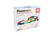 Konstruktionslegetøj - PicassoTiles 50pc Magnetic Race Track Building Blocks - PTR50
