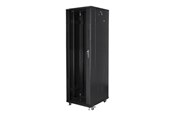 Rack skabe - Lanberg FF01 series V2 - rack - flat pack LCD with mesh door 600x1000 - 42U - FF01-6042-23BL
