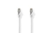 Netværkskabel - Nedis CCGL85520WT100 networking cable - Hvid - 10m - CCGL85520WT100