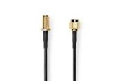Antennekabel/stik - Nedis SMA Cable | SMA Male | SMA Female | Gold Plated - CSGL02010BK20