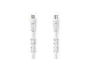 Antennekabel/stik - Nedis Coax Cable | IEC (Coax) Male | IEC (Coax) Female | Nickel Plated - CSGL40020WT100
