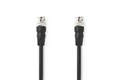 Antennekabel/stik - Nedis CVGL01000BK20 coaxial cable - CVGL01000BK20