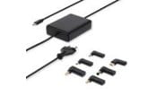 Bærbar Oplader - Nedis notebook-adapter | GaN | 65 W | 5 / 9 / 12 / 15 / 20 V DC - NBAU65110BK
