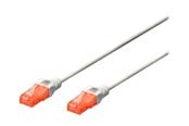 Netværkskabel - DIGITUS CAT 6 U-UTP Patch Cord - 2m - Hvid - 2m - DK-1617-020/WH