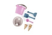 Udendørsleg - Dantoy Thorbjorn Bucket set w. Ice cream cones - Pink - 4801