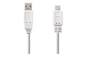 USB kabel - Nedis - USB cable - USB to Micro-USB Type B - 1 m - CCGP60410WT10