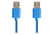 USB kabel - Nedis - USB cable - USB Type A to USB Type A - 2 m - CCGP61000BU20