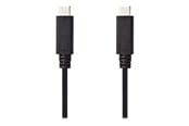 USB kabel - Nedis - USB cable - 24 pin USB-C to 24 pin USB-C - 1 m - CCGT64750BK10