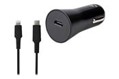 Mobil - Adaptere & Opladere - Nedis car power adapter - 24 pin USB-C - 20 Watt - CCPDL20W111BK