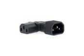 Kabler - diverse - Nedis Extension Plug | IEC-320-C13 | IEC-320-C14 | Angled Left - CEGB11903BK