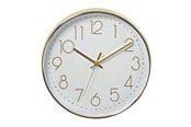 Boligindretning - Nedis Easy To Read Numbers - clock - quartz - wall mountable - 30 cm - gold - CLWA015PC30GD