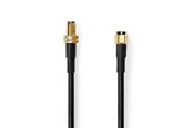 Antennekabel/stik - Nedis CSGB02400BK100 coaxial cable - CSGB02400BK100