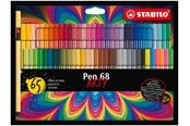 Skrive- og Tegneværktøjer - STABILO - Pen 68 ARTY cardboard wallet of 65 colors - 204074