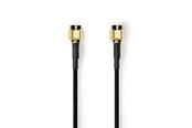 Antennekabel/stik - Nedis CSGL02000BK10 coaxial cable - CSGL02000BK10
