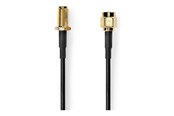 Antennekabel/stik - Nedis CSGL02010BK50 coaxial cable - CSGL02010BK50