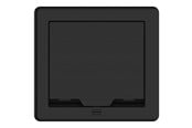 Kabler - diverse - Crestron Electronics Crestron FT2-700-MECH-PTL-B FlipTop FT2 Series - outlet box - cable management system 700 size mechanical pass-through lid - black - FT2-700-MECH-PTL-B