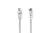 Antennekabel/stik - Nedis CSGL41800WT15 coaxial cable - CSGL41800WT15