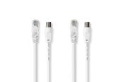 Antennekabel/stik - Nedis CSGL4500WT15 coaxial cable - CSGL4500WT15