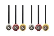 Skærmkabel - Nedis video / audio cable - composite video / audio - 10 m - CVGP24300BK100