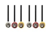 Skærmkabel - Nedis video / audio cable - composite video / audio - 5 m - CVGP24300BK50