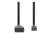 Skærmkabel - Nedis HDMI cable with Ethernet - 20 cm - CVGP34790BK02