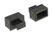 Netværkstilbehør - DeLOCK Dust Cover for SFP Slot with Grip (10-Pack) - 64021