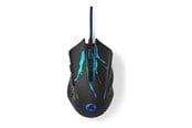 Mus - Nedis Gaming - mouse - USB - black - Mus - Optisk - 6 knapper - Sort - GMWD210BK