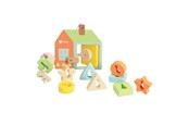 Babylegetøj - Classic World Wooden Lock Opening Shape Game 11 pcs. - 20143